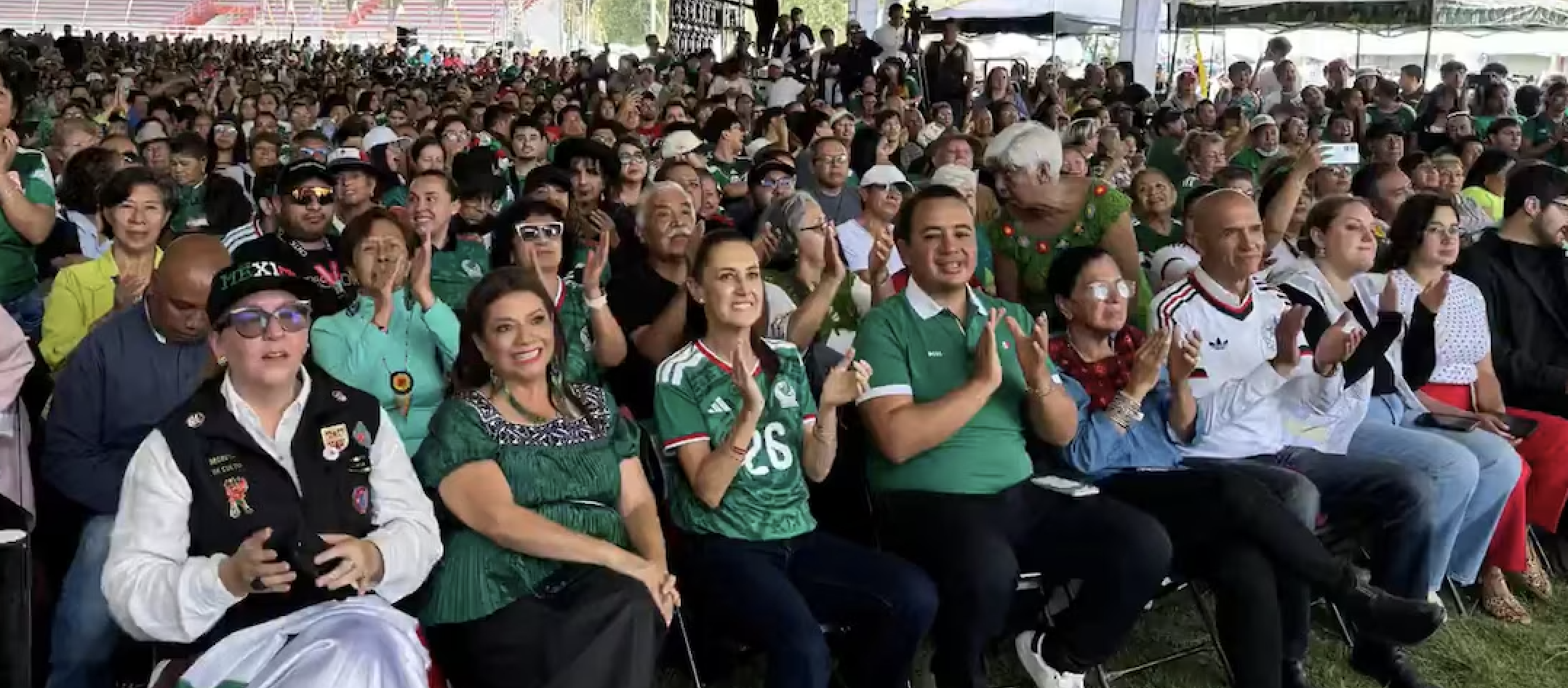 Sheinbaum acude al deportivo 'Hermanos Galeana' en la GAM, para ver la inauguración del mundial y el partido inicial entre México y Sudáfrica - Noticias de Actualidad de México y el Mundo -