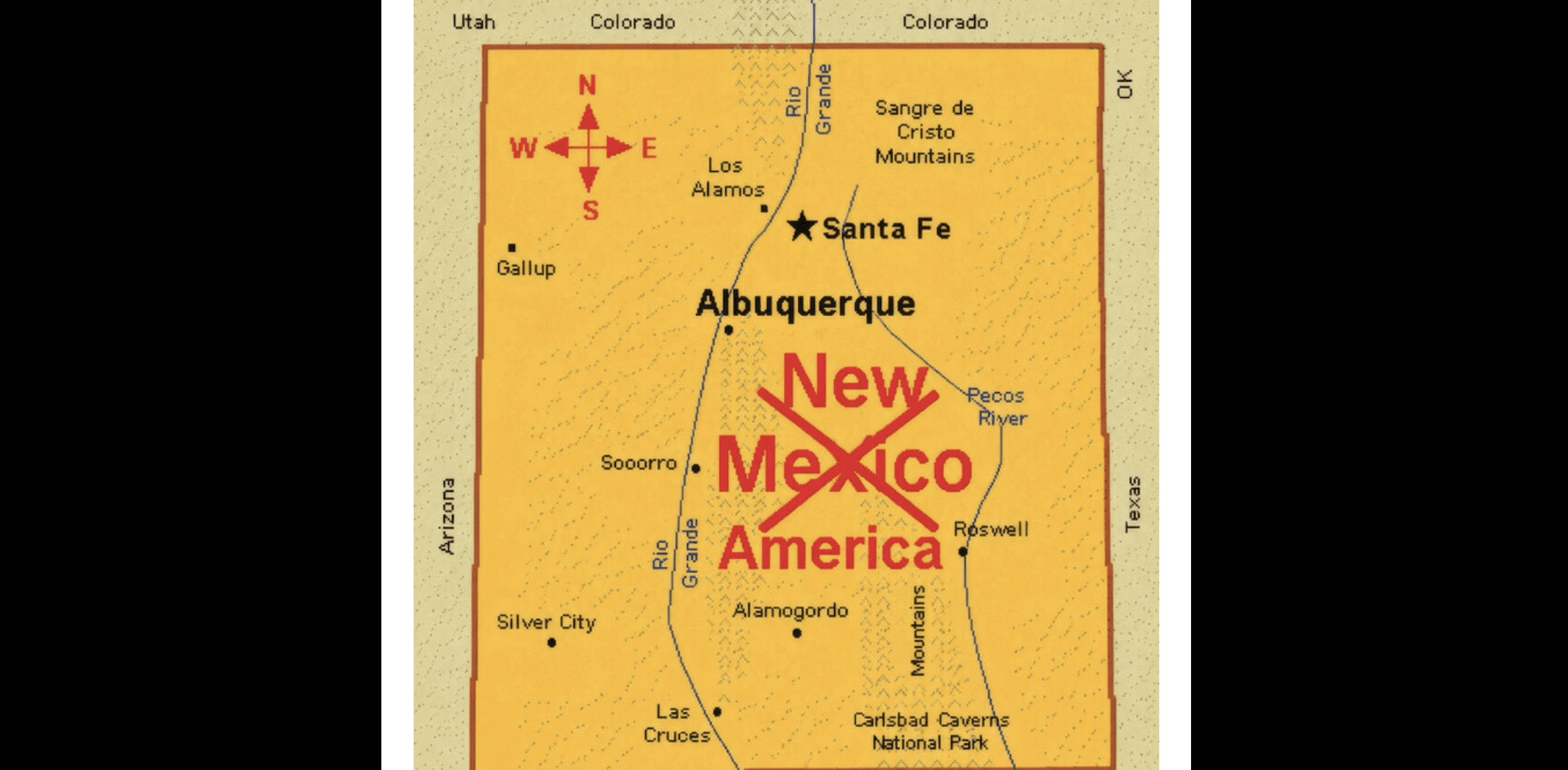 Trump, sugiere que el estado de Nuevo México debería renombrarse 'Nueva América' - -
