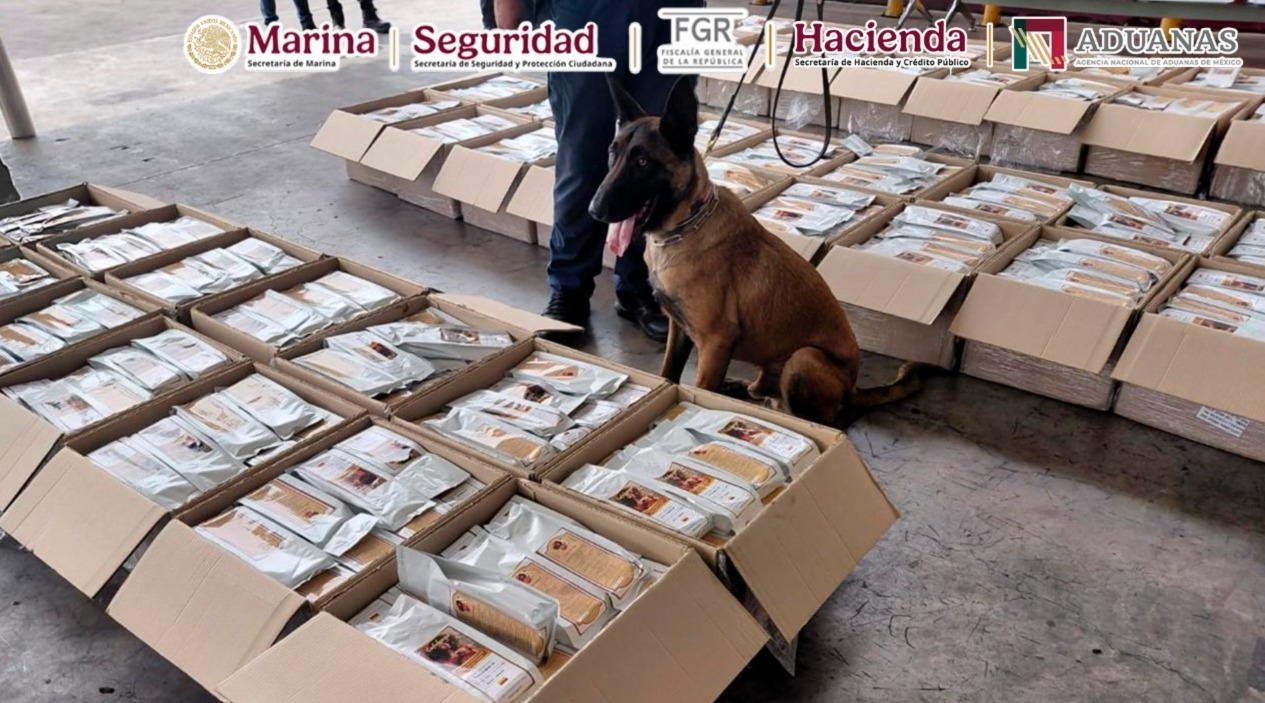 Semar detecta una tonelada de café contaminado con cocaína en el AICM - -