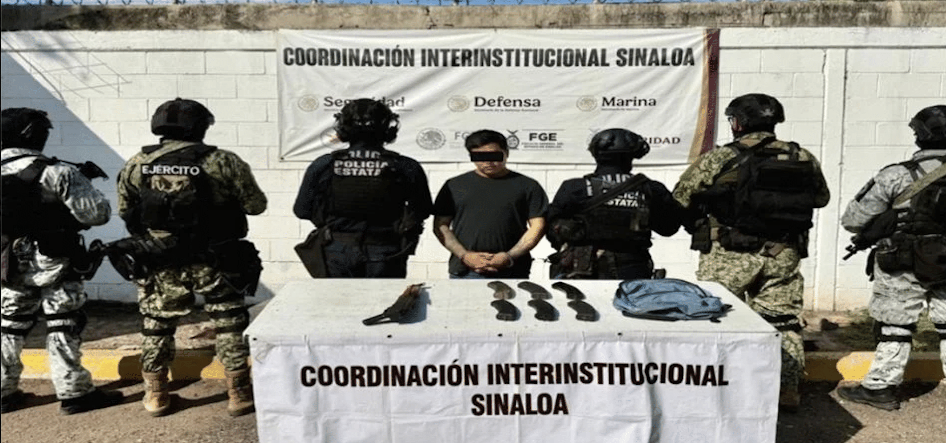 Capturan al 'Talibán' y otros 4 miembros de 'Los Chapitos' por el homicidio de los 10 mineros en Concordia, Sinaloa - -